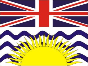 Provinzen und Territorien in Kanada
Flagge Provinz British Columbia