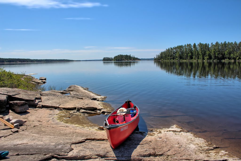 Kanu Wandern in Kanada auf dem Ottawa River