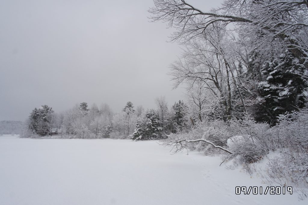 Eis und Schnee auf dem Ottawa River