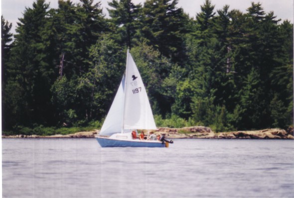 Segeltörn auf dem Ottawa River