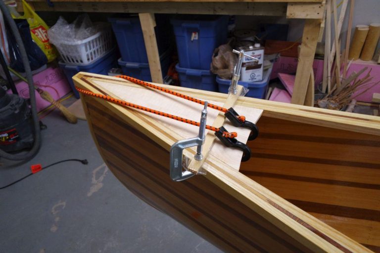 Kanu Eigenbau in Leistenbauweise - Reiseziel Kanada